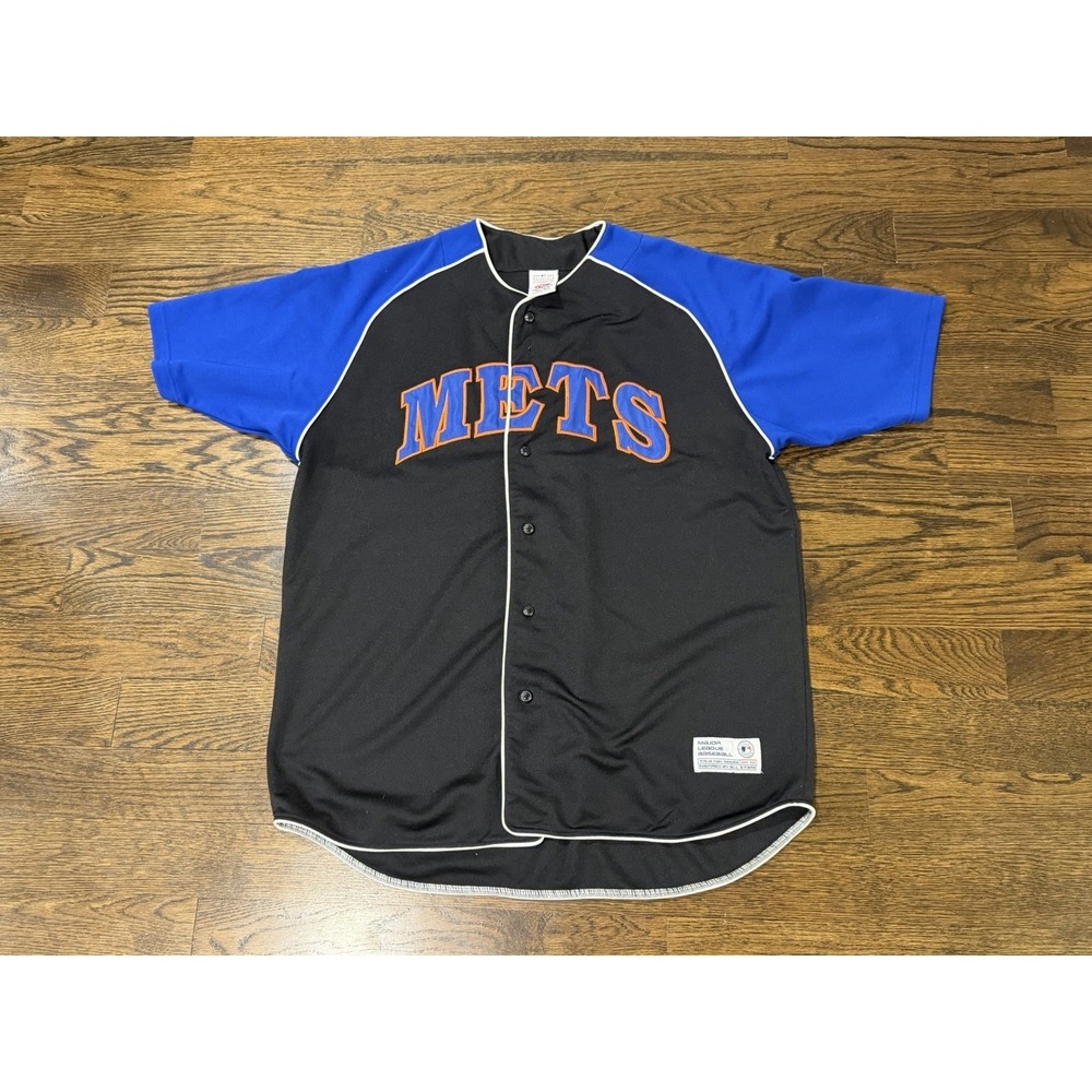 True Fan Vintage Y2K Genuine Merch MLB New York Mets Blank Jersey XL Adult